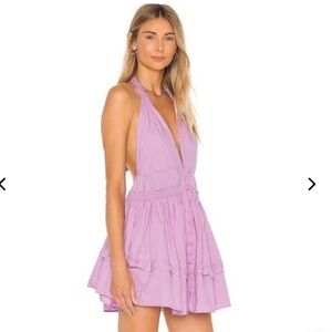 Free People Lavender Halter Dress